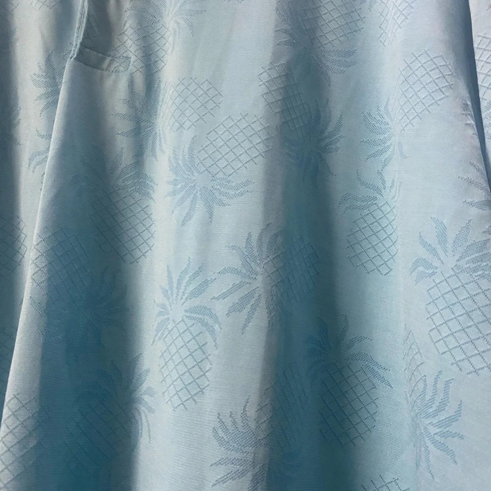 Tommy Bahama Blue Island Zone polo XXL subtle pineapple print